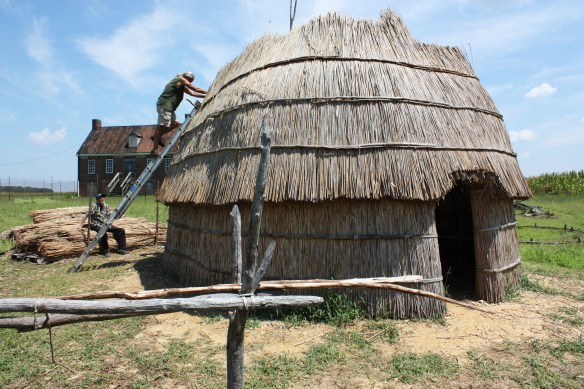 Native Lodge under construction at Handsell pictured here August 2013.